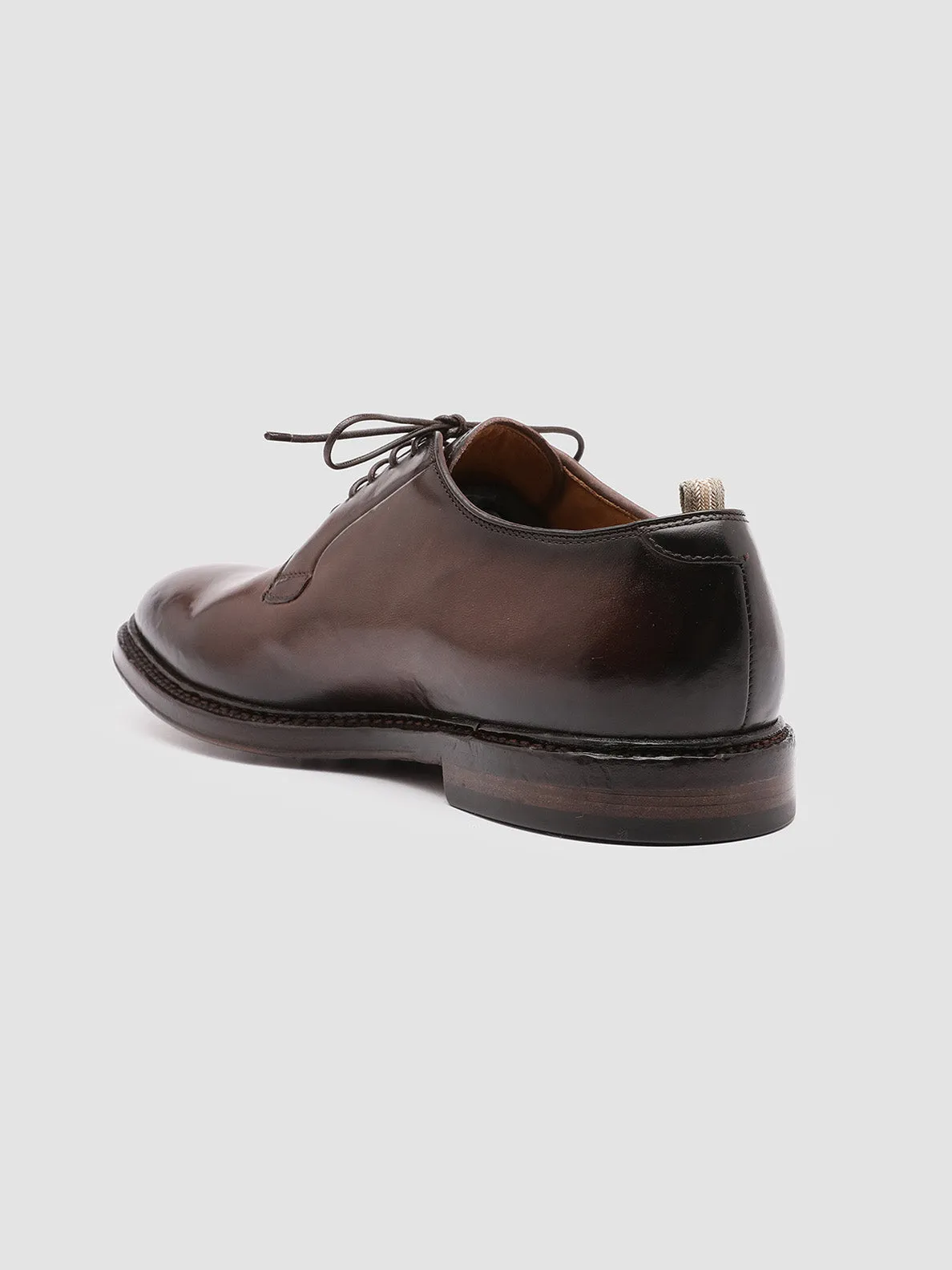 HOPKINS 003 - Brown Leather Derby Shoes