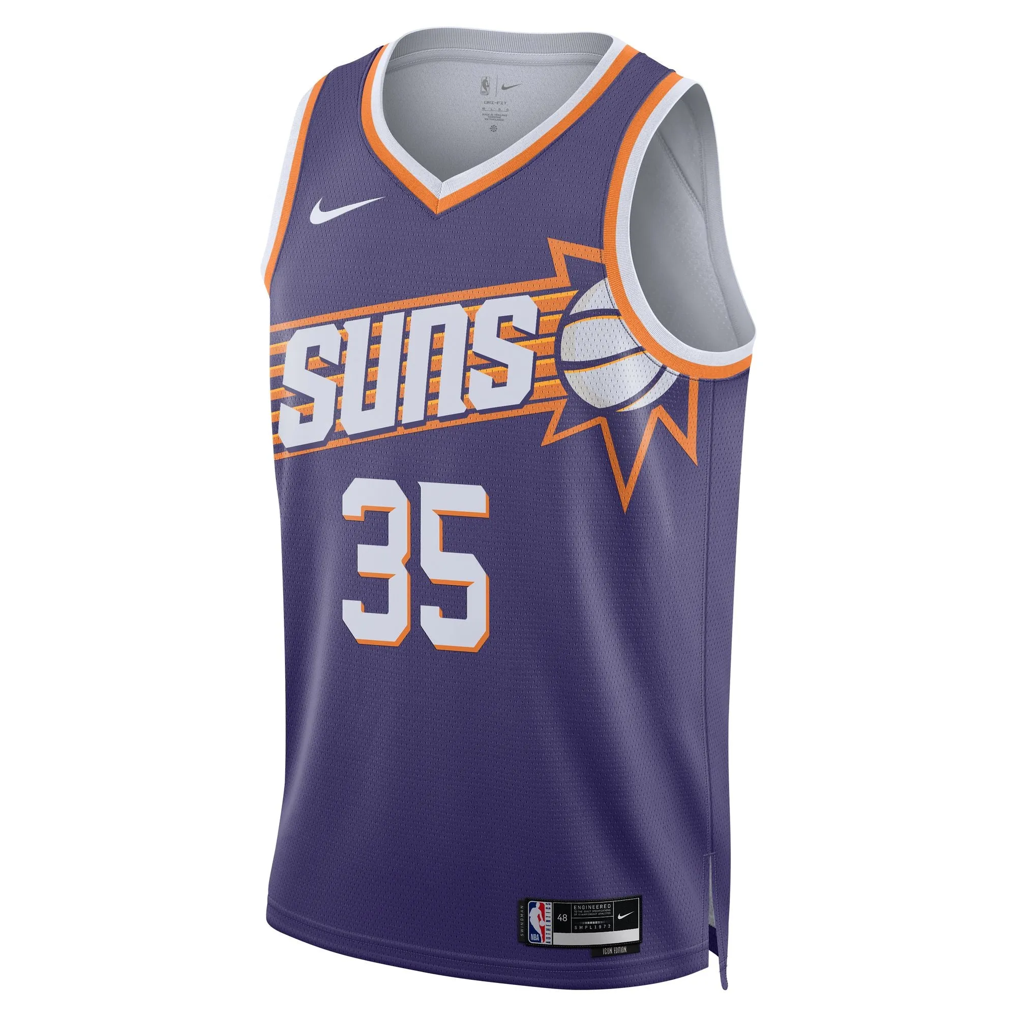 Kevin Durant Phoenix Suns Jersey 2023/24 Icon Edition