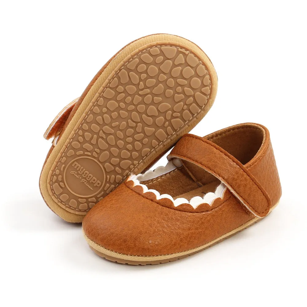 Leather Mary Jane Shoes for Infant/Toddler Girls