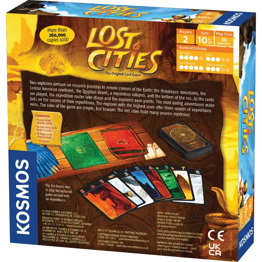 Lost Cities - Card Game - With 6th Expedition