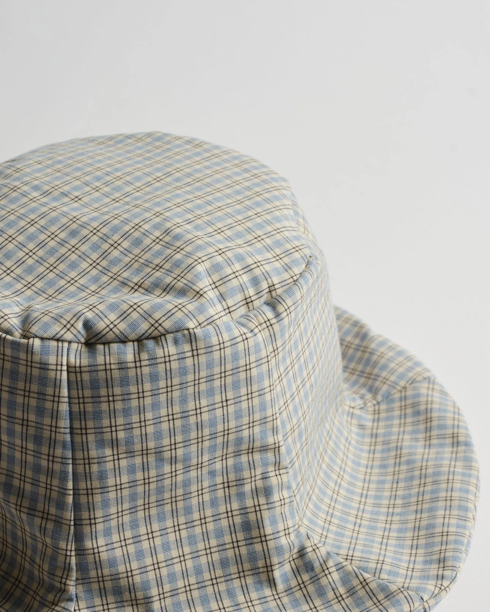 Malleable Hat, Checkered Blue