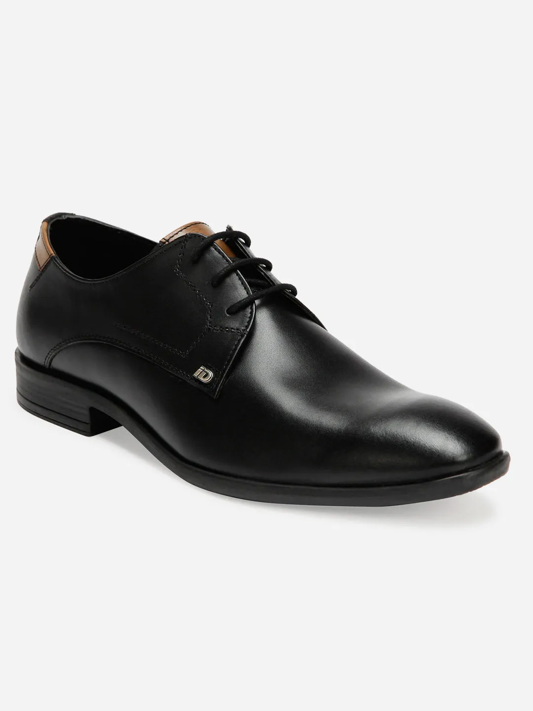 Men's Black Regular Toe Lace Up Formal  (ID2113)