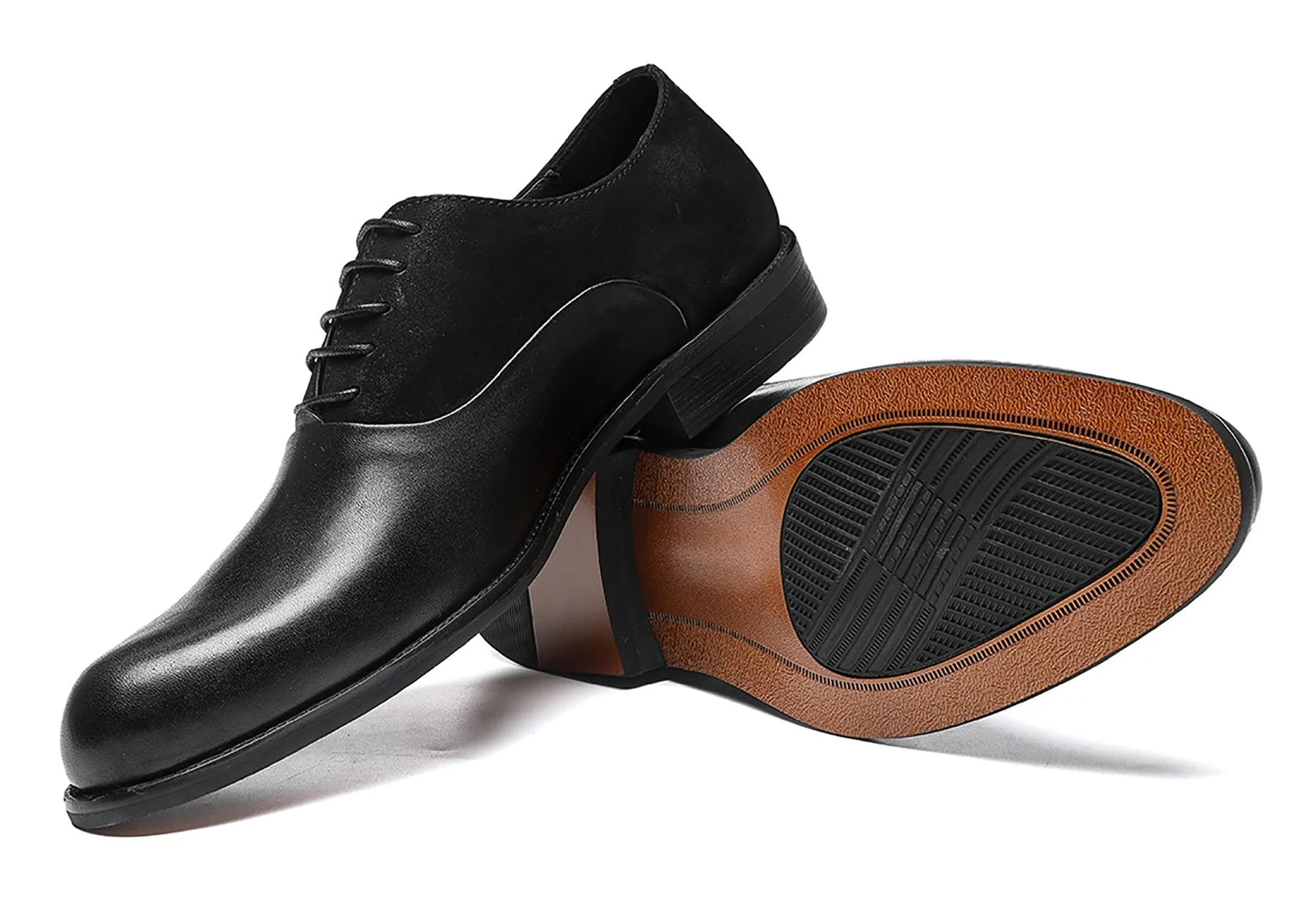 Men's Leather Oxfords Cap Toe