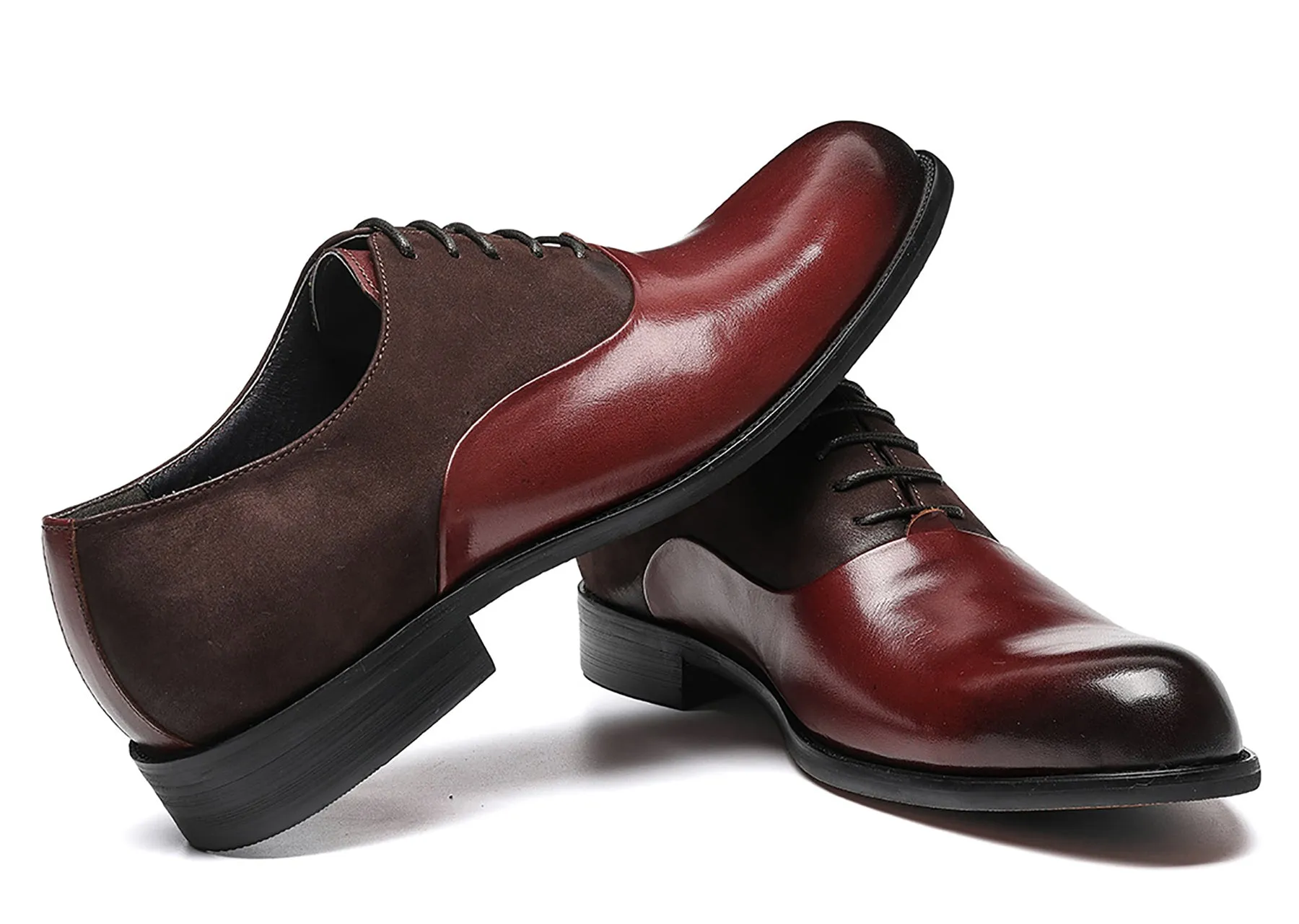 Men's Leather Oxfords Cap Toe