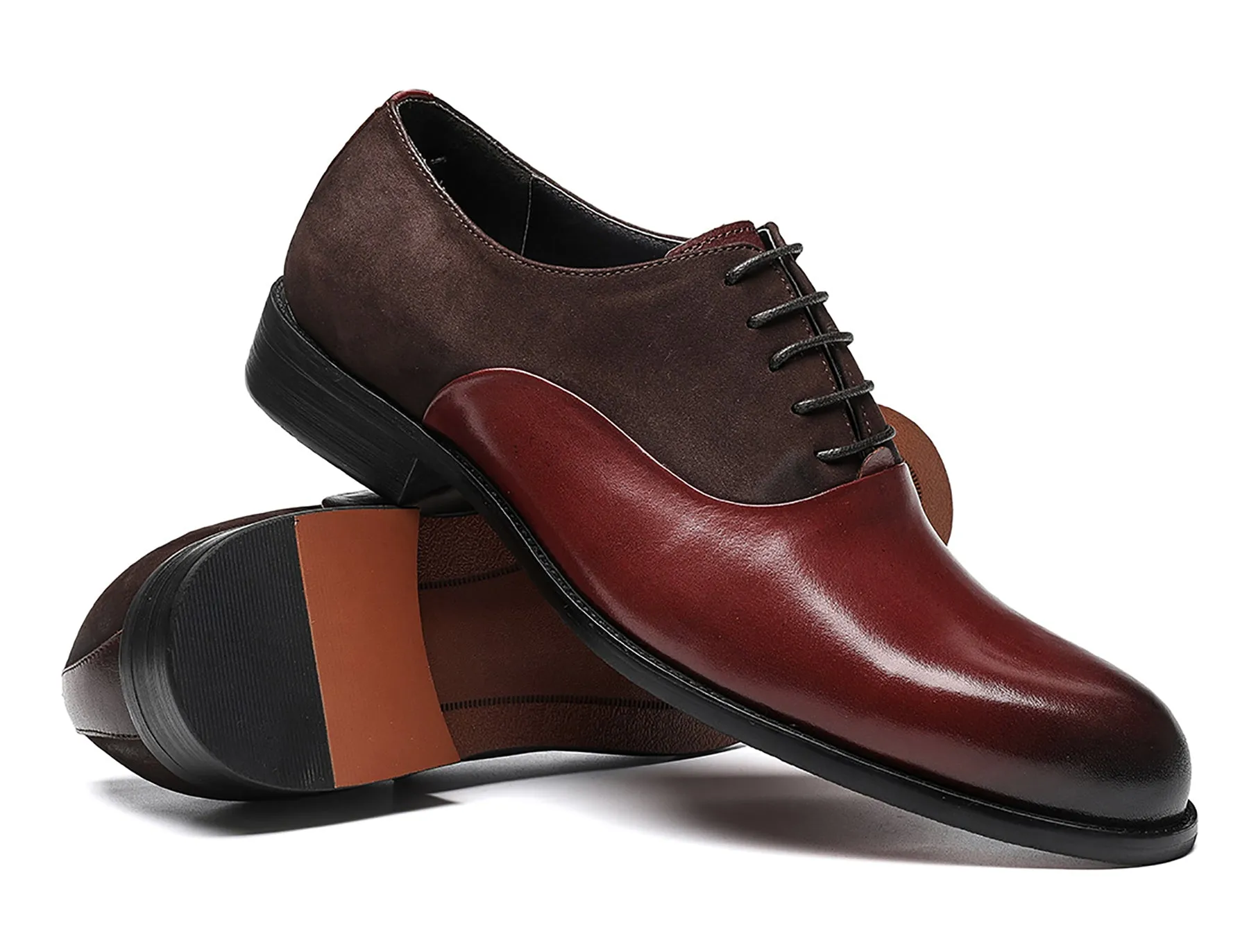 Men's Leather Oxfords Cap Toe