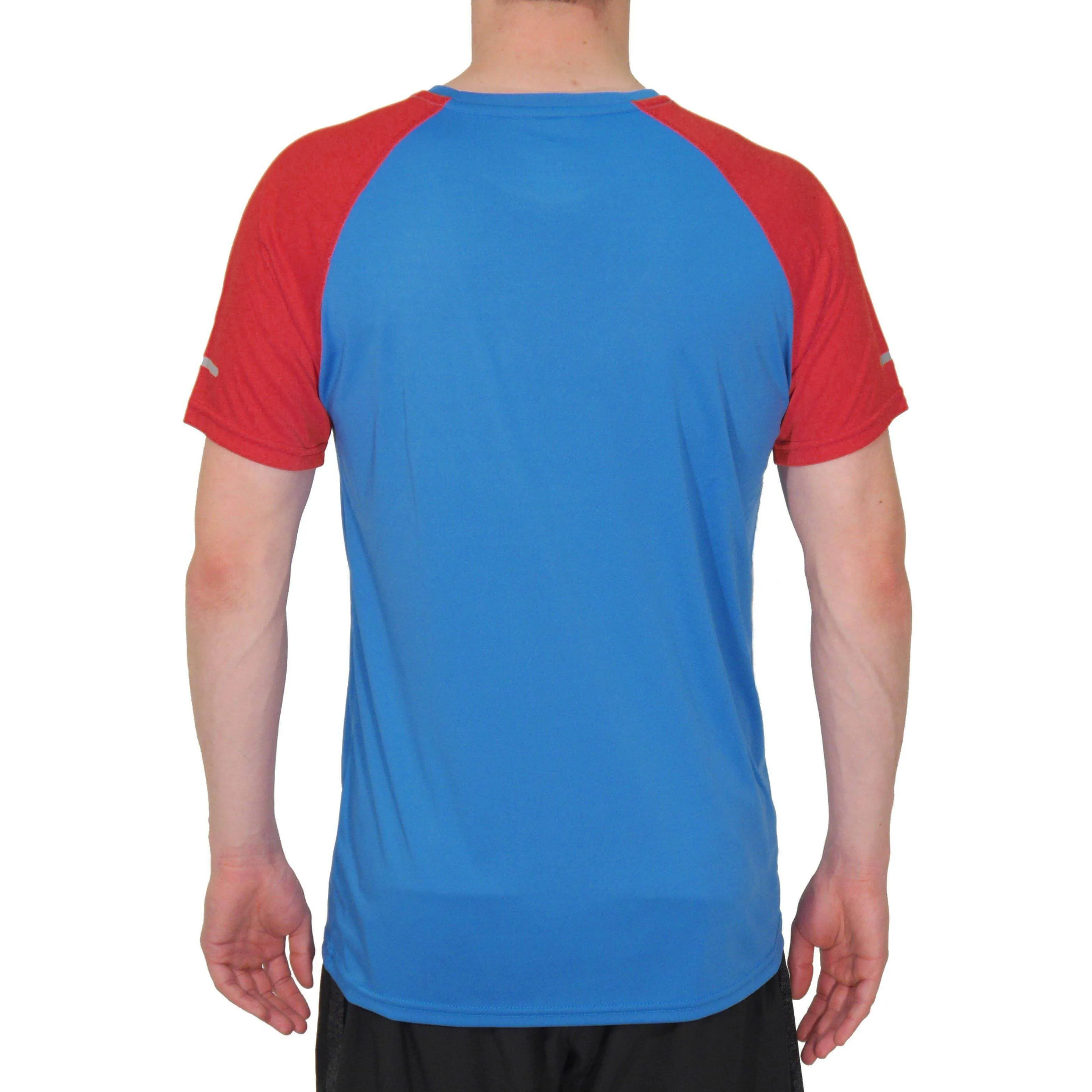 More Mile Tempest Cool Mens Short Sleeve Running Top - Blue