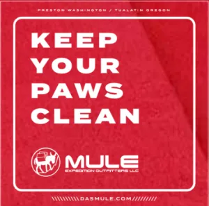 MULE Shop Rag - Paws