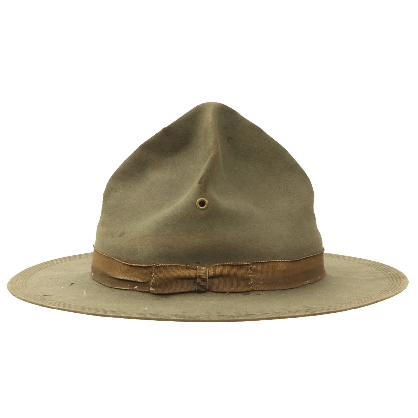 Original Pre-WWI U.S. Army Pancho Villa Expedition M1911 Campaign Hat with Information Written on Brim