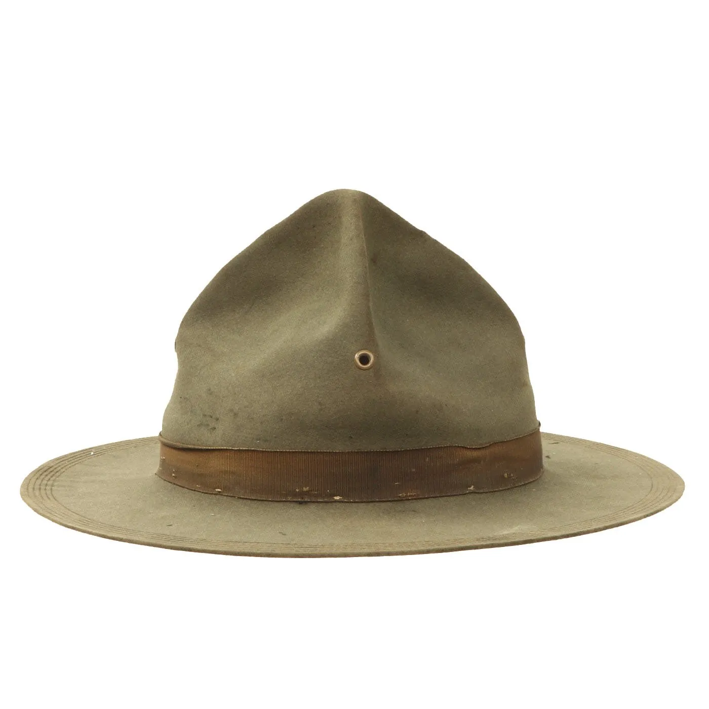 Original Pre-WWI U.S. Army Pancho Villa Expedition M1911 Campaign Hat with Information Written on Brim