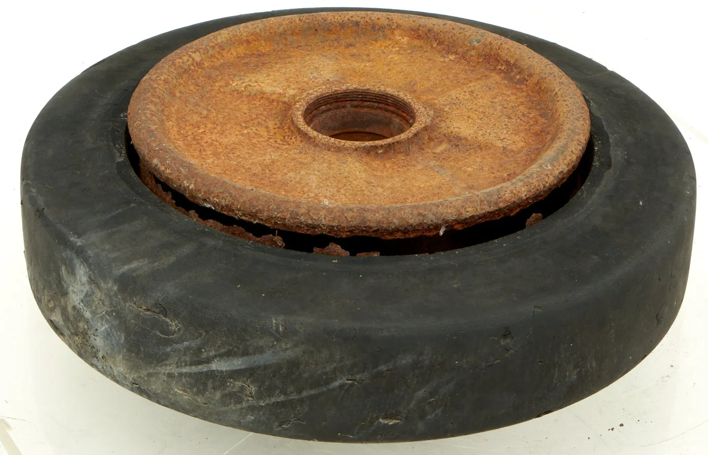 Original WWII German Panzer III Tank Track Road Wheel