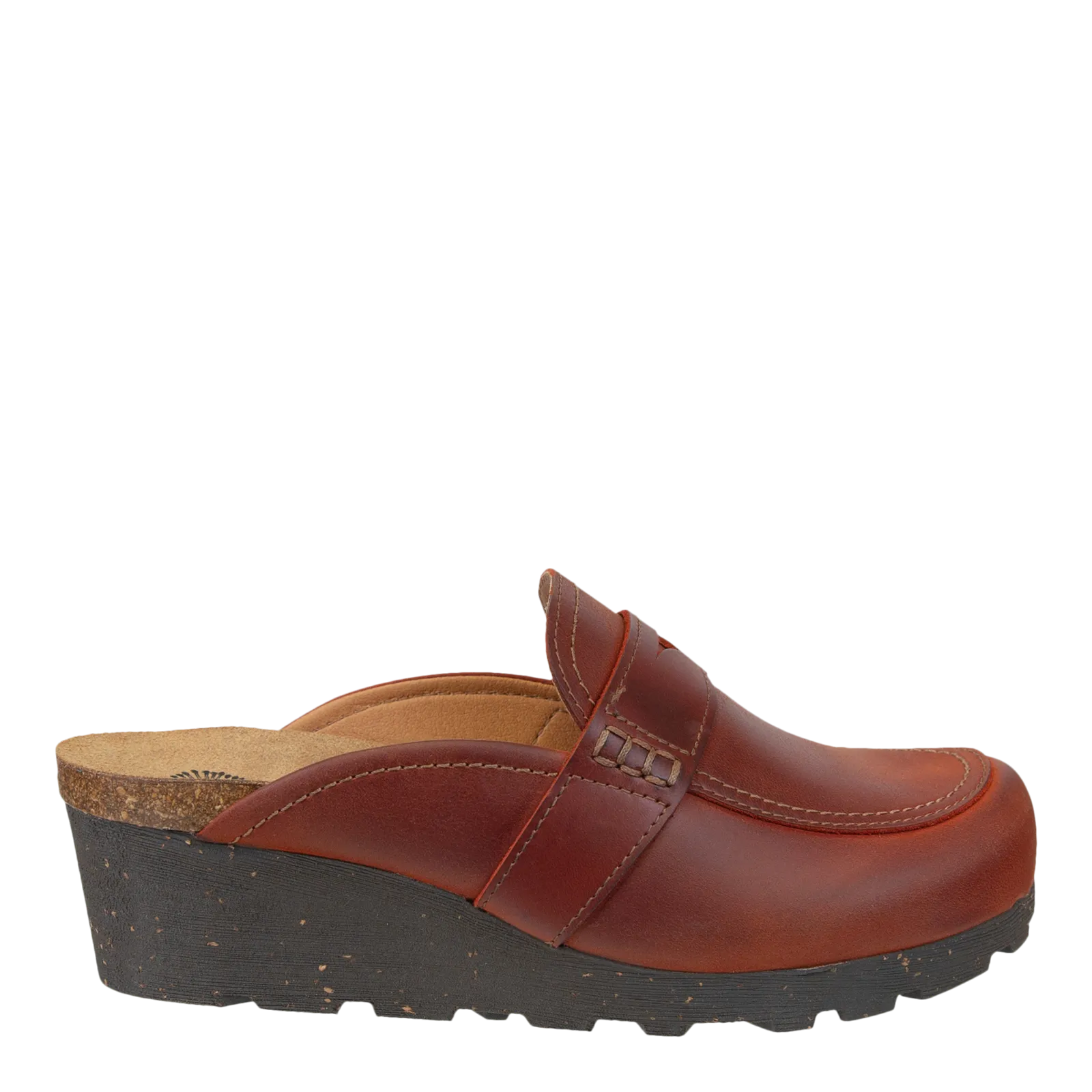 OTBT - HOMAGE in RUST Wedge Clogs