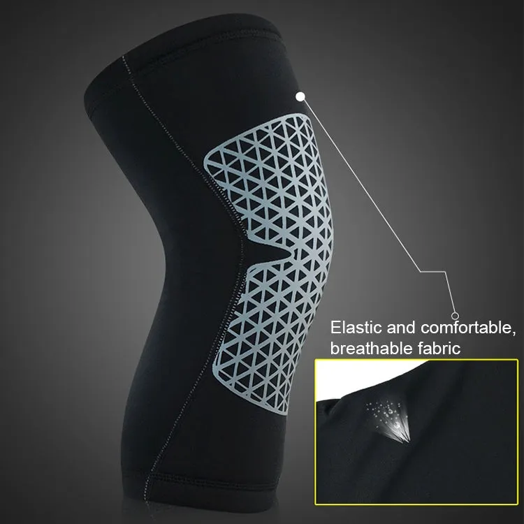 Outdoor Knee Leg Breathable Anti-collision Sports Protective Gear, Size: M (Black)