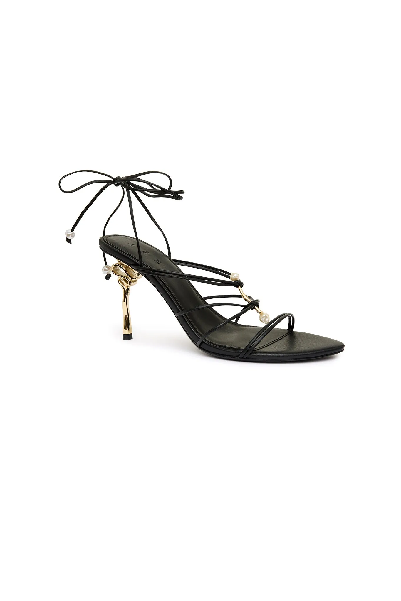 Perenna Pearl Bar Strappy Heel