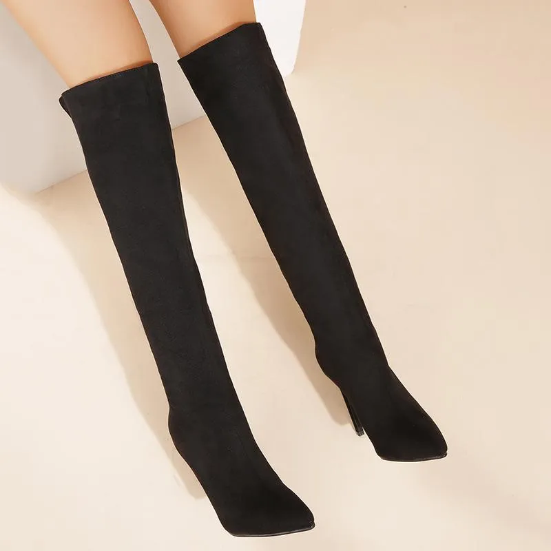 Pointed Toe Over-the-knee Boots