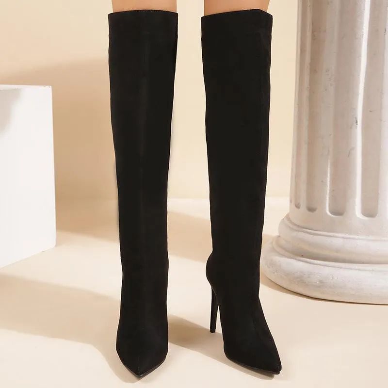 Pointed Toe Over-the-knee Boots