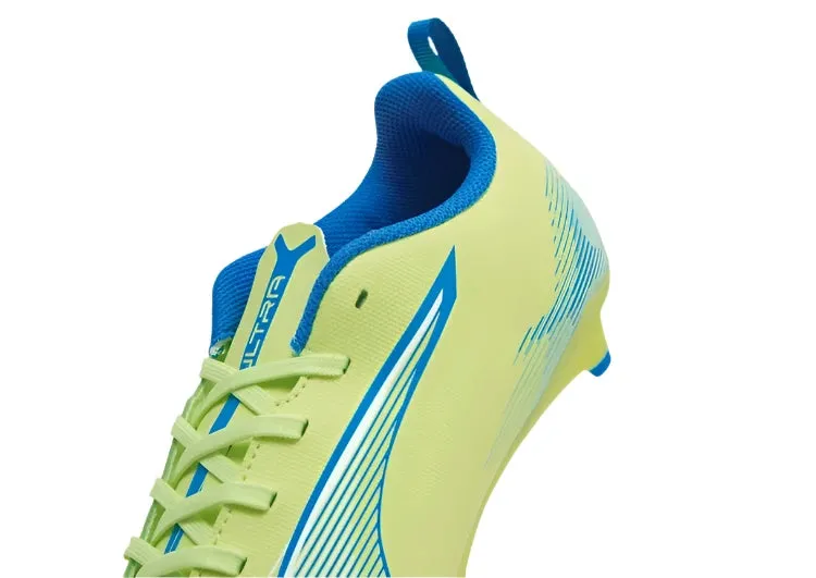 Puma Kids Ultra 5 Play FG/AG Football Boot Yellow/White