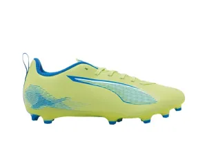 Puma Kids Ultra 5 Play FG/AG Football Boot Yellow/White