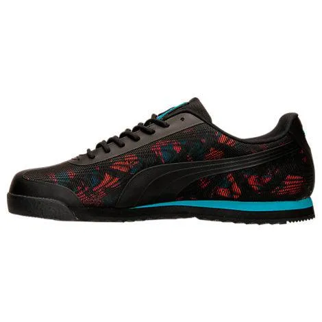 Puma Roma TK Graphic - Black/Teal/Coral