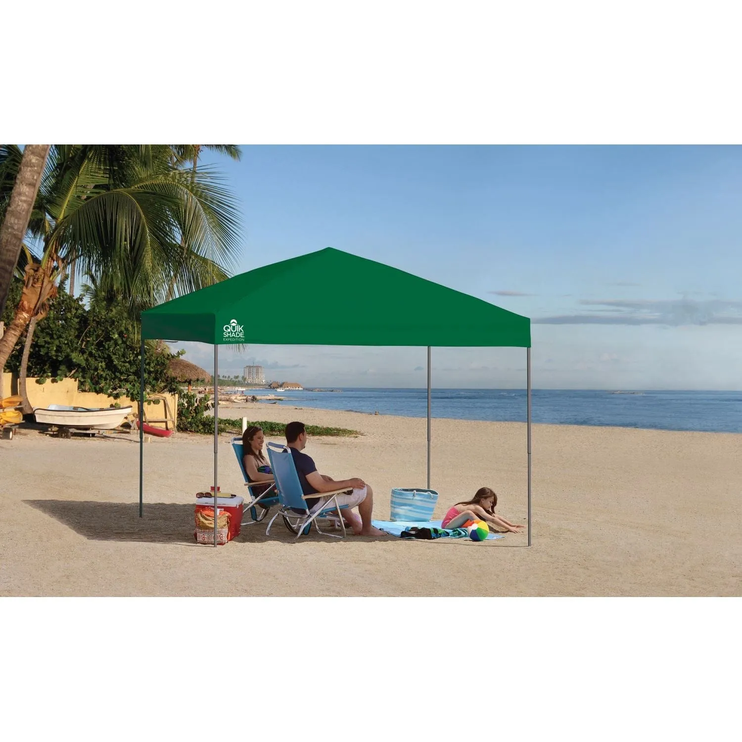 Quik Shade | Expedition EX100 10' x 10' Straight Leg Canopy - Green