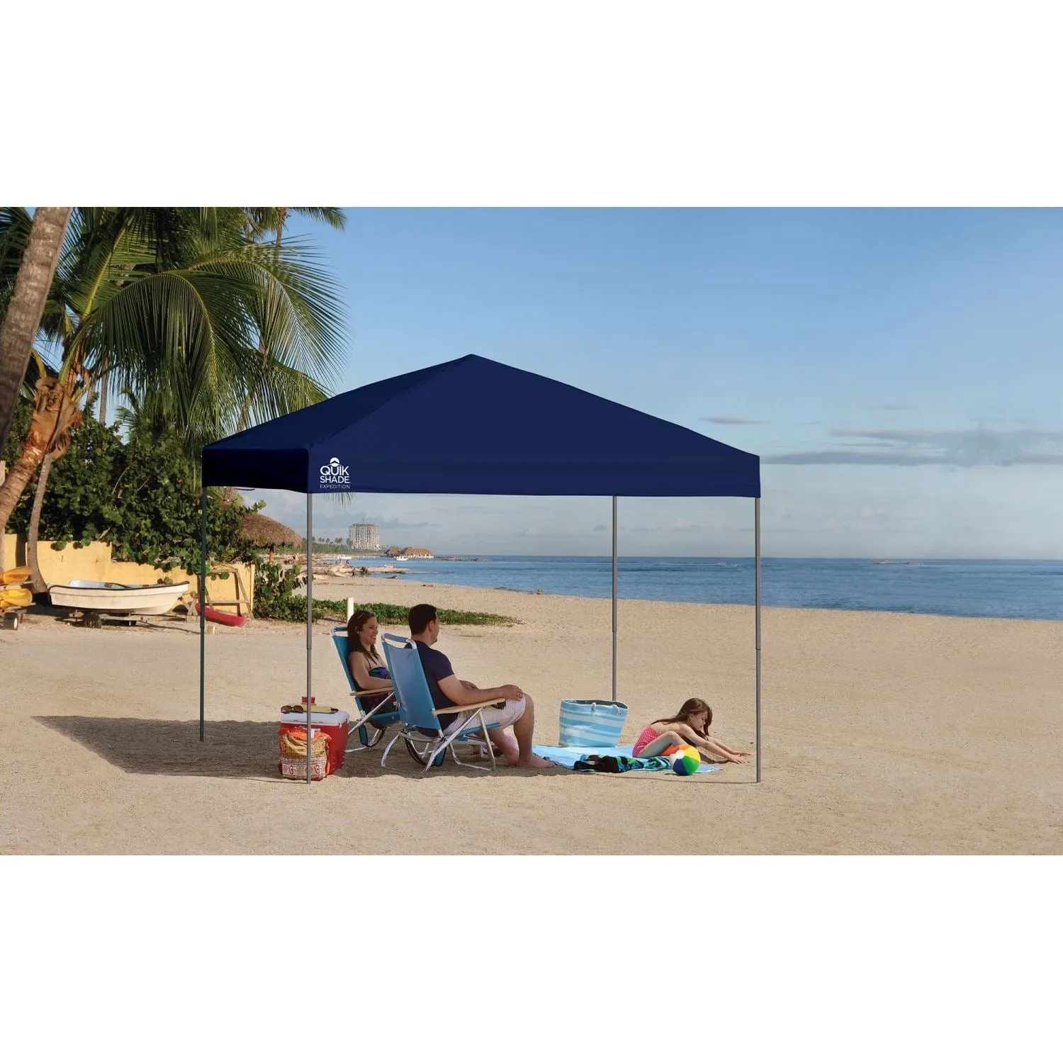 Quik Shade | Expedition EX100 10' x 10' Straight Leg Canopy - Midnight Blue