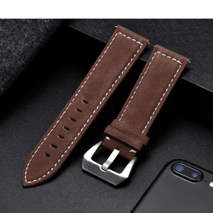 Retro Leather Straps Compatible with the Timex 22mm Range