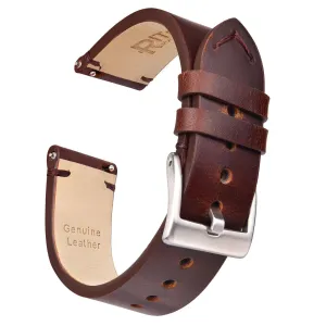 Ritche Vintage Coffee Leather Watch Bands