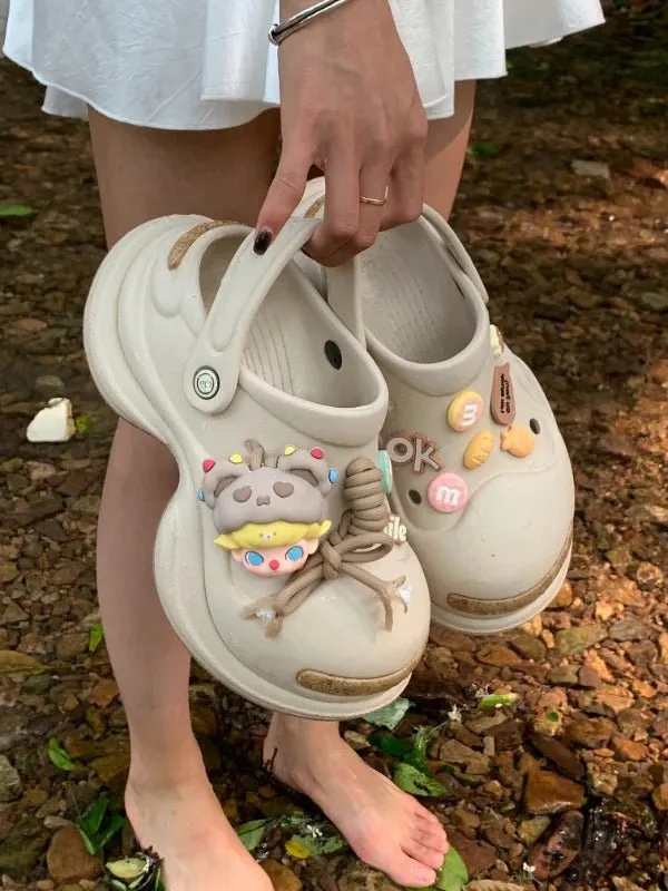 Sand Dune Oak Clogs