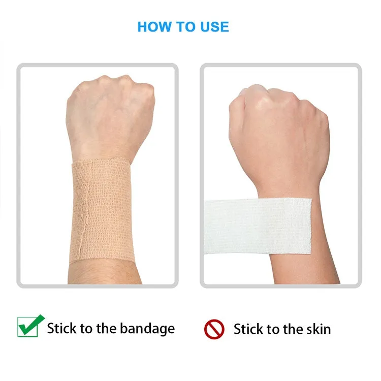 Self-adhesive Elastic Bandage for Sports, Size:450 x 2.5cm