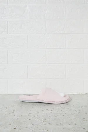 Senior Girls Pink Bunny Slipper