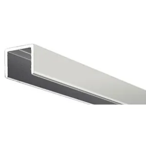 Showcase Brite Anodized Aluminum 1/2" U-Channel