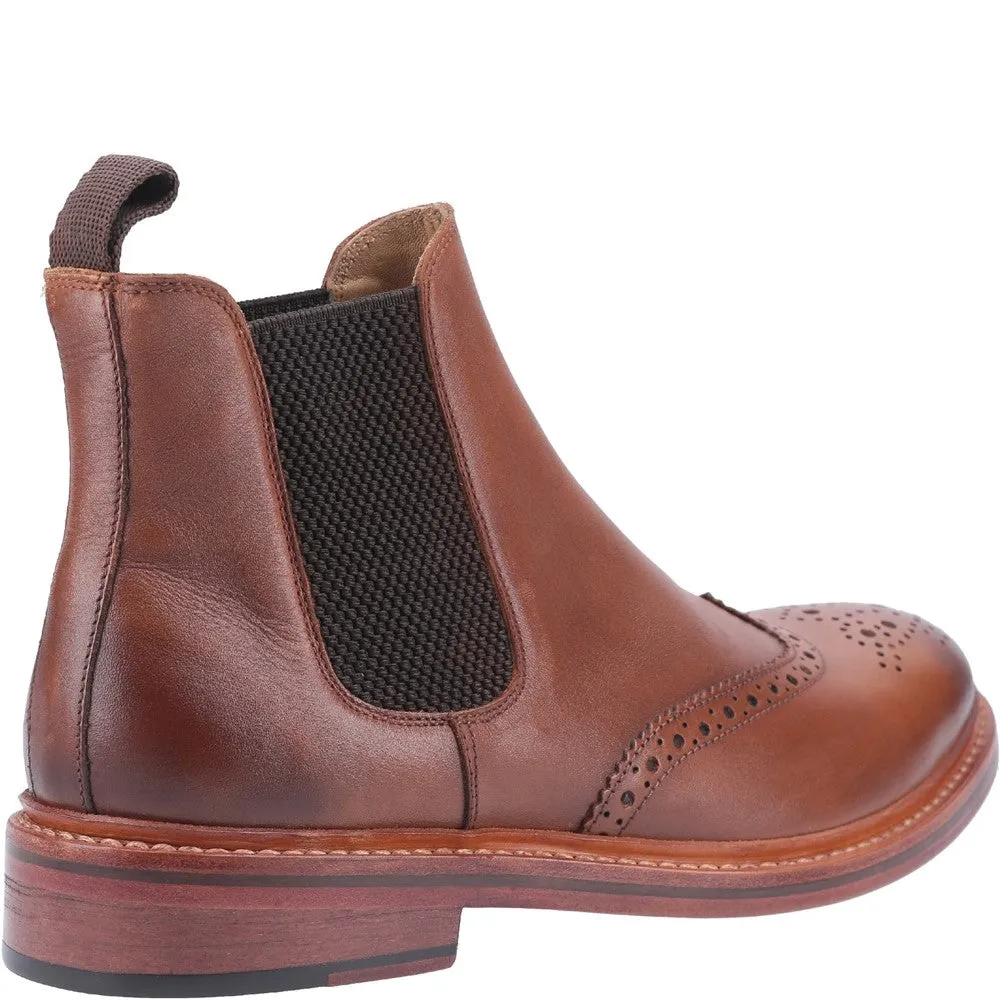 Siddington Leather Goodyear Welt Boots Brown