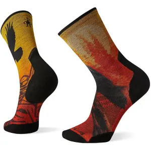 Smartwool Athlete Edition Run Raven Print Crew Socks