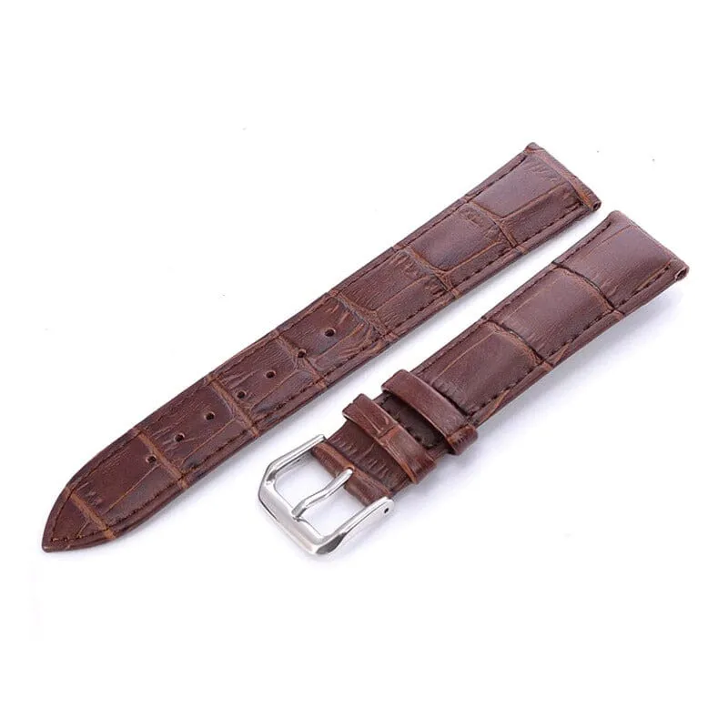 Snakeskin Leather Watch Straps Compatible with the Timex 20mm Range