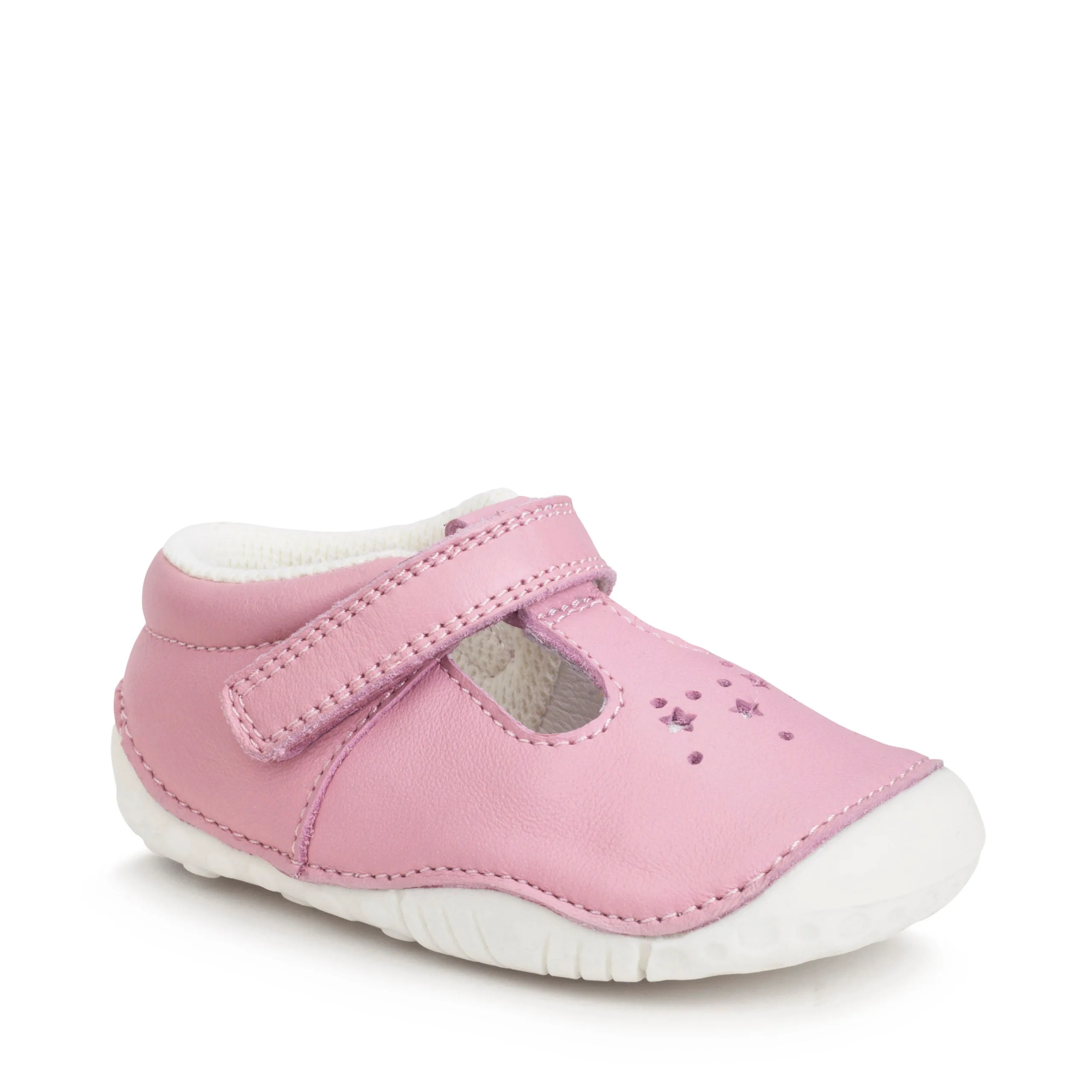 Start-rite Tumble Girls Pale Pink Star Shoe