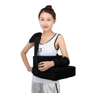 Strap Style Shoulder Abduction Fixation Brace Scapula Dislocation Fracture Fixation Pillow with Grip Ball, Specification: Left