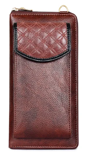 THE CLOWNFISH Dyna Womens Wallet (Maroon)