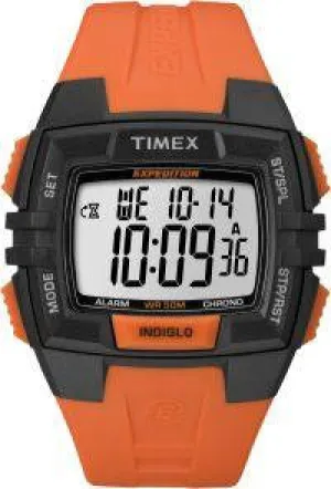 Timex Mens Expedition Digital Sport Orange Watch