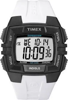 Timex Mens Expedition Digital Sport White Watch