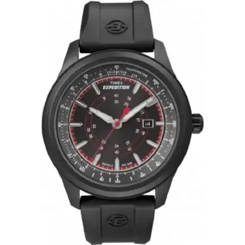 Timex Men's T49920 Expedition Camper All Black Resin Strap Watch