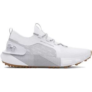 Under Armour Phantom Golf Spikeless Waterproof Shoes - White/White/Mod Gray