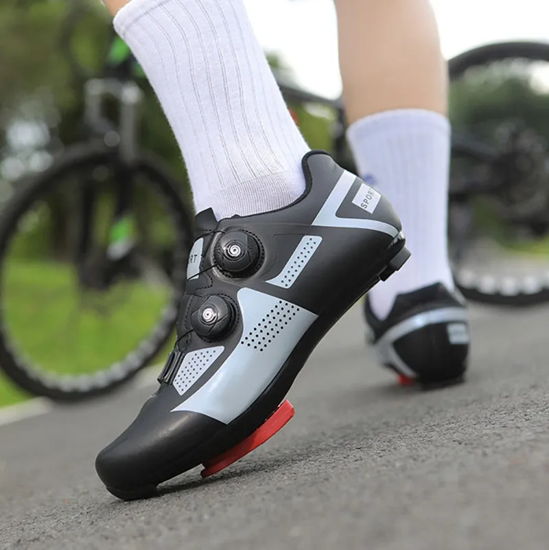 Unisex Cycling Shoes Compatible with Peloton Shoes Indoor Road Bike Riding Shoes for Men and Women Pre-Installed with Delta Cleats Clip Outdoor Pedal