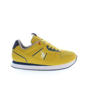 US POLO ASSN Mens Usp 14047 Yellow Sneakers