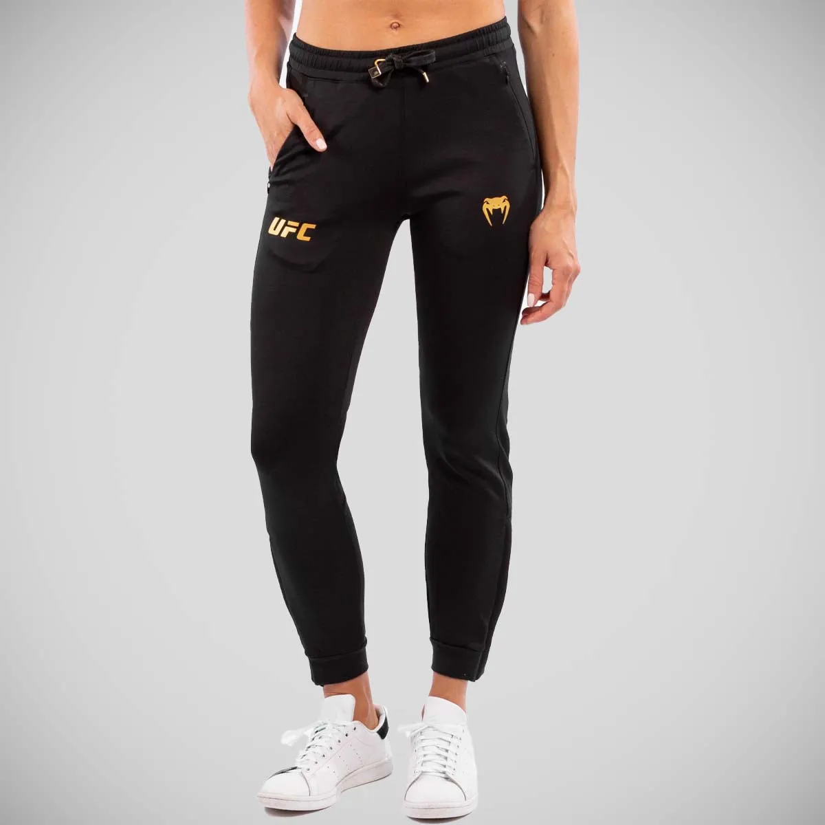 Venum UFC Authentic Fight Night Women's Walkout Joggers Black/Gold