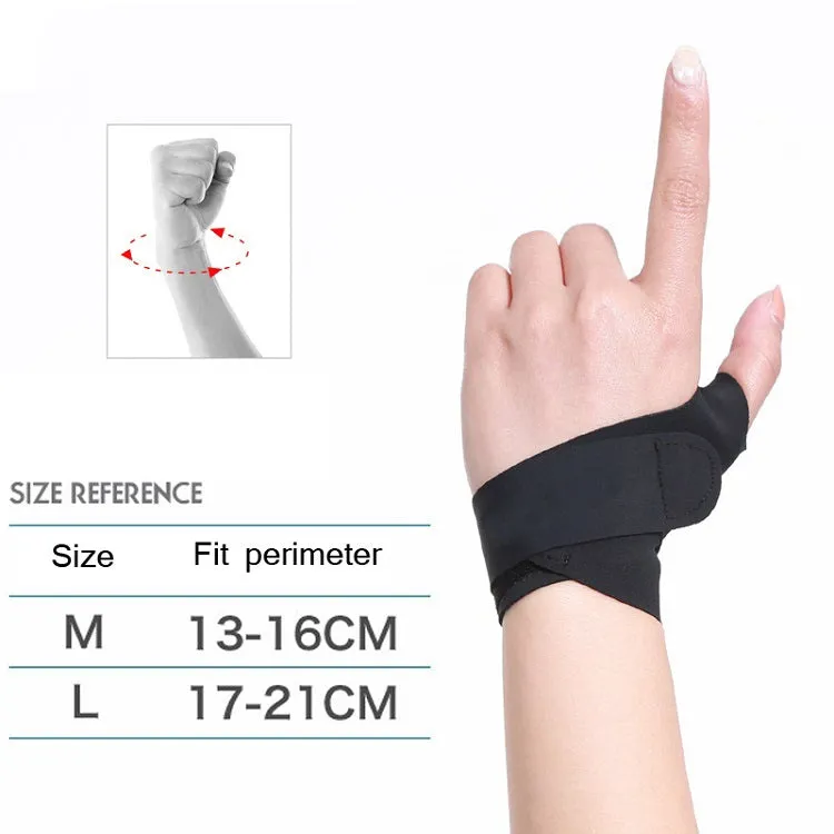 Volleyball Badminton Tendon Sheath Wristband Thin Wrist Sprain Thumb Cover, Specification: L（Left Hand）