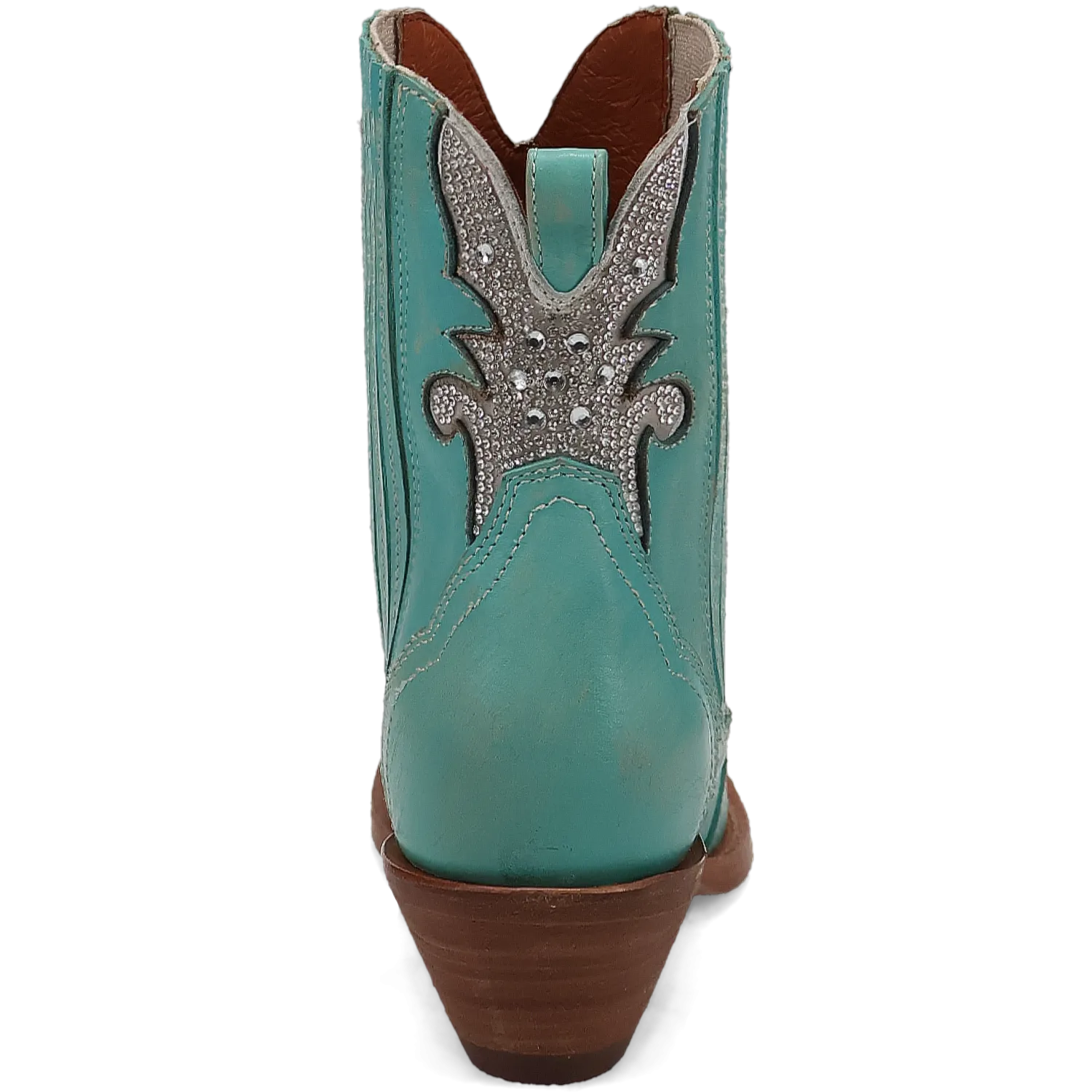 Women's Dan Post Turquoise Crystal Snip Toe Boot